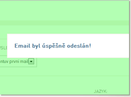 E-mail odeslán